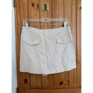 Reformation Imogen Mini Skort Oyster Cream Size 8 Skirt MSRP $178